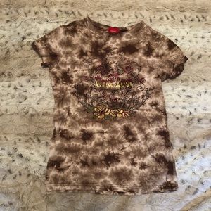 🌴Tie Dye Esprit Kids Brown T Shirt